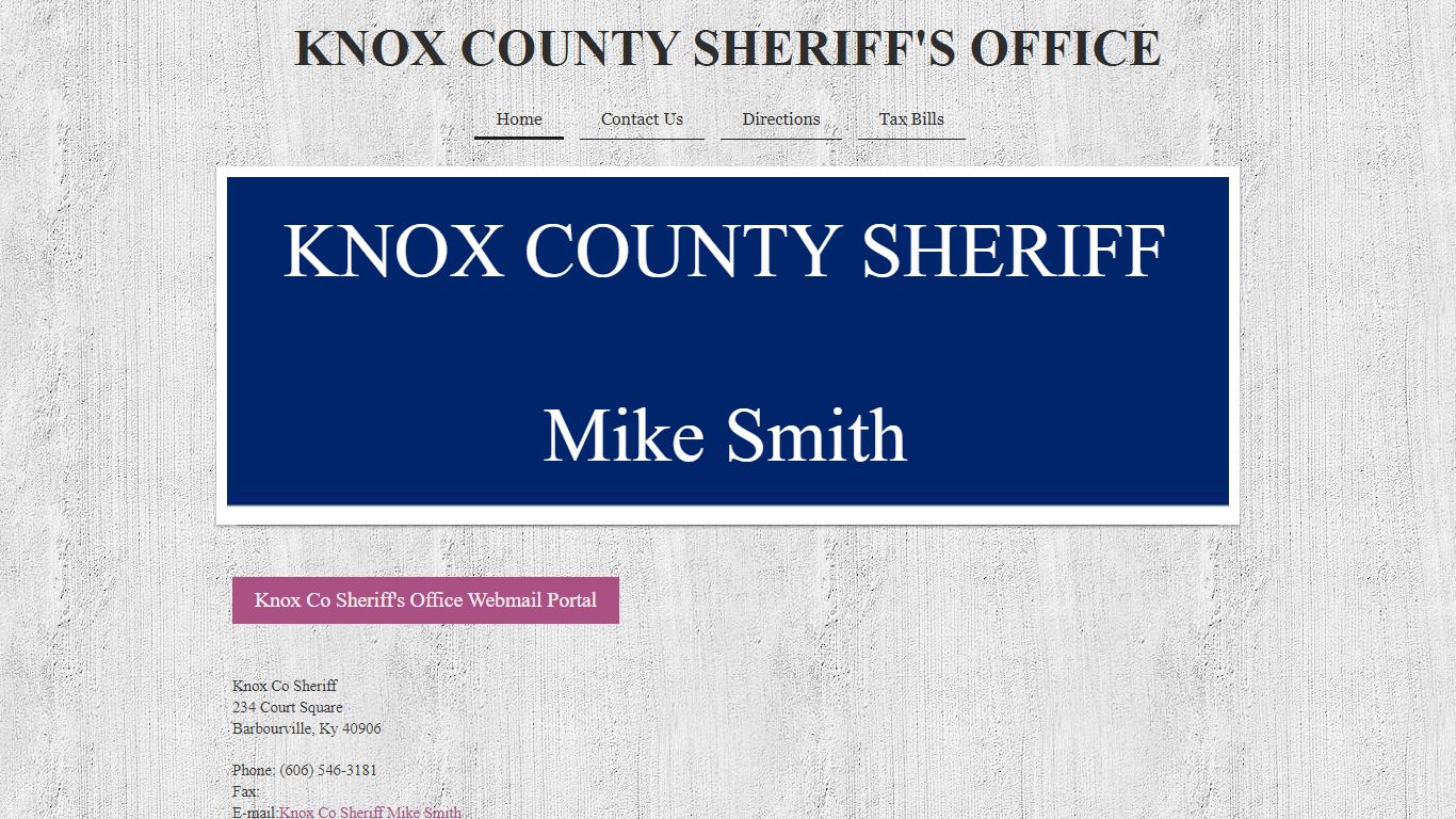 Knox Co Sheriff - Home